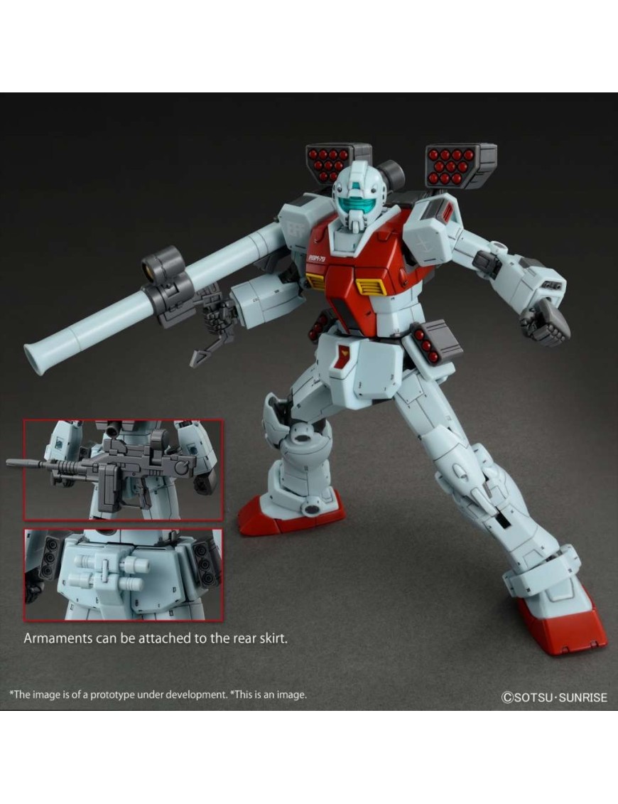 Bandai High Grade Hg Mobile Suit Gundam Rgm Gm Shoulder Cannon