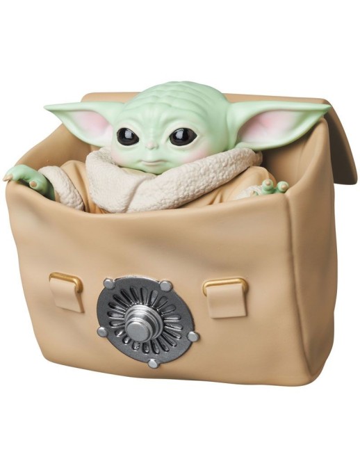 Medicom Toy Ultra Detail Mini Figures Star Wars The Mandalorian The Child With Bag