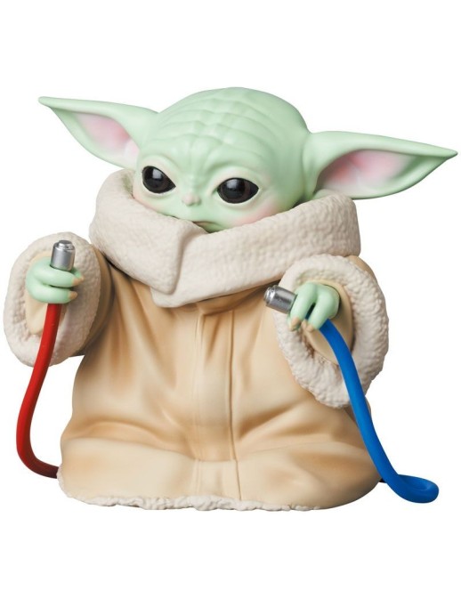 Medicom Toy Ultra Detail Mini Figures Star Wars The Mandalorian The Child Fixing Wires