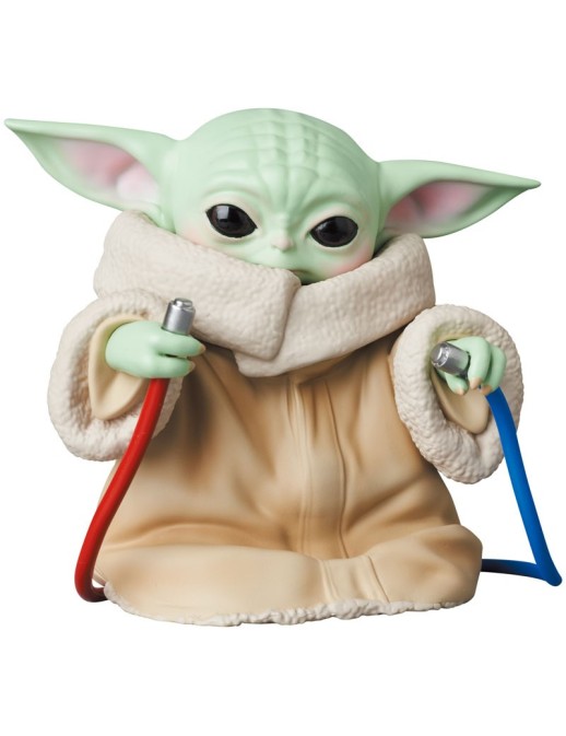 Medicom Toy Ultra Detail Mini Figures Star Wars The Mandalorian The Child Fixing Wires