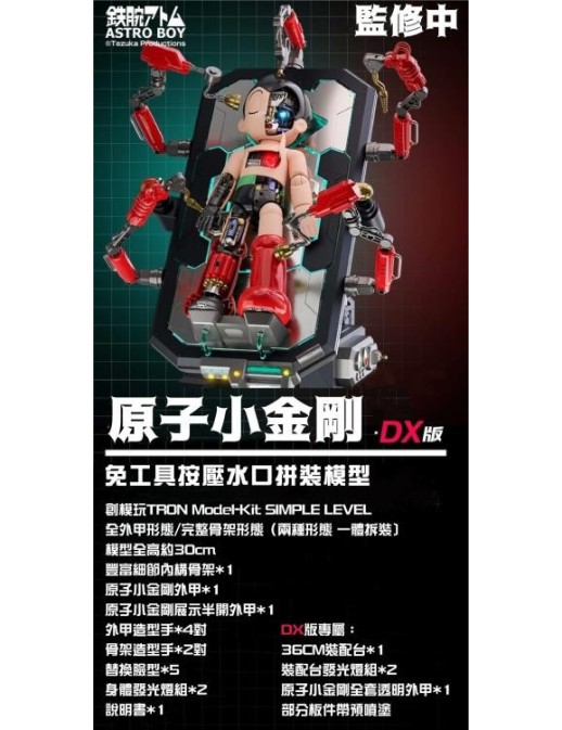 Tezuka Productions Astro Boy Simple Level Astro Boy TRON Model Kit DX Version