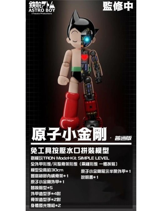Tezuka Productions Astro Boy Simple Level Astro Boy TRON Model Kit DX Version