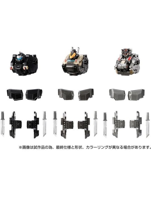 Takara Tomy Diaclone Reboot EX Core & Armament Set 1