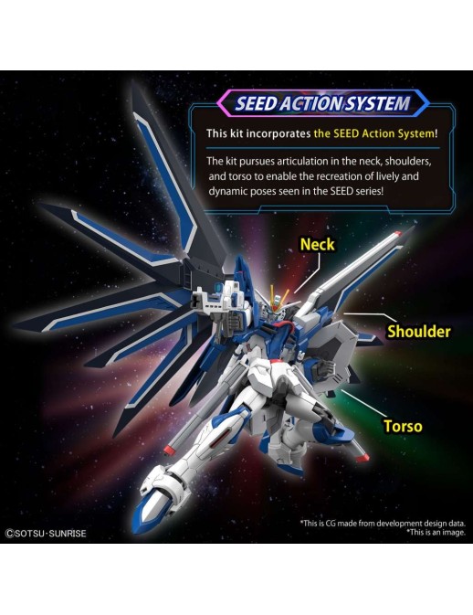 Bandai High Grade HGCE 1/144 Mobile Suit Gundam STTS-909 Rising Freedom Gundam