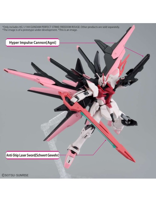 Bandai High Grade HGCE 1/144 Mobile Suit Gundam ZGMF-X20A-PF Gundam Perfect Strike Freedom Rouge