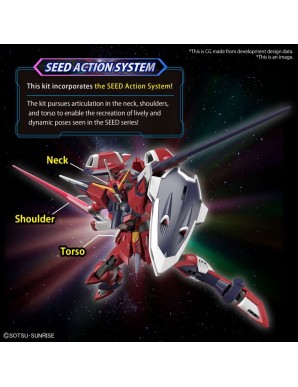 Bandai High Grade HGCE 1/144 Mobile Suit Gundam STTS-808 Immortal Justice Gundam