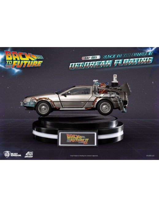 Beast Kingdom Egg Attack Floating Back to the Future II Delorean Deluxe Version