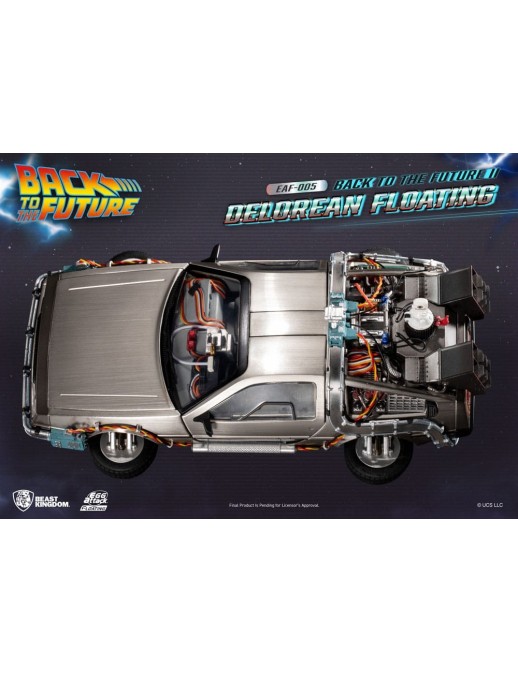 Beast Kingdom Egg Attack Floating Back to the Future II Delorean Deluxe Version