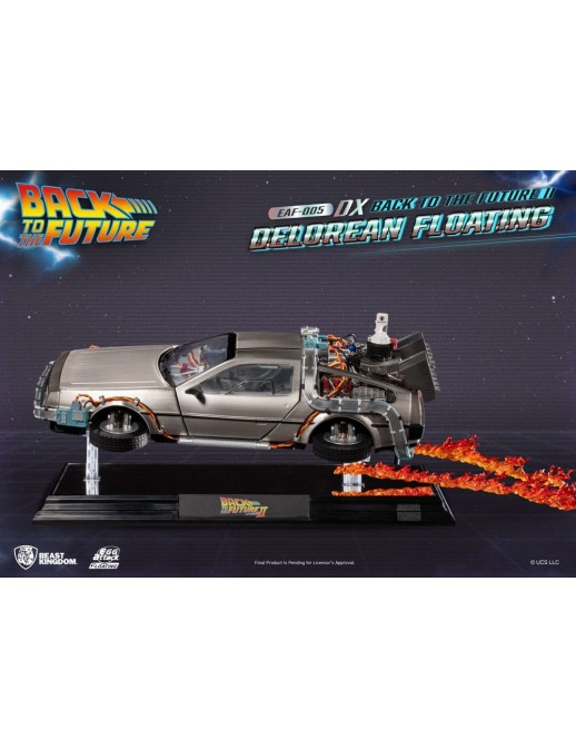 Beast Kingdom Egg Attack Floating Back to the Future II Delorean Deluxe Version