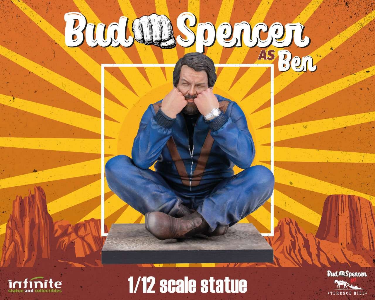 INFINITE STATUE & COLLECTIBLES BUD SPENCER AS BEN 1/12 SCALE STATUE
