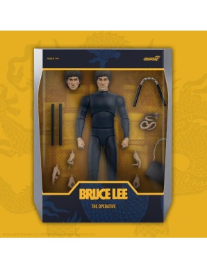 Super7 Ultimates Action Figure Bruce Lee The Operative