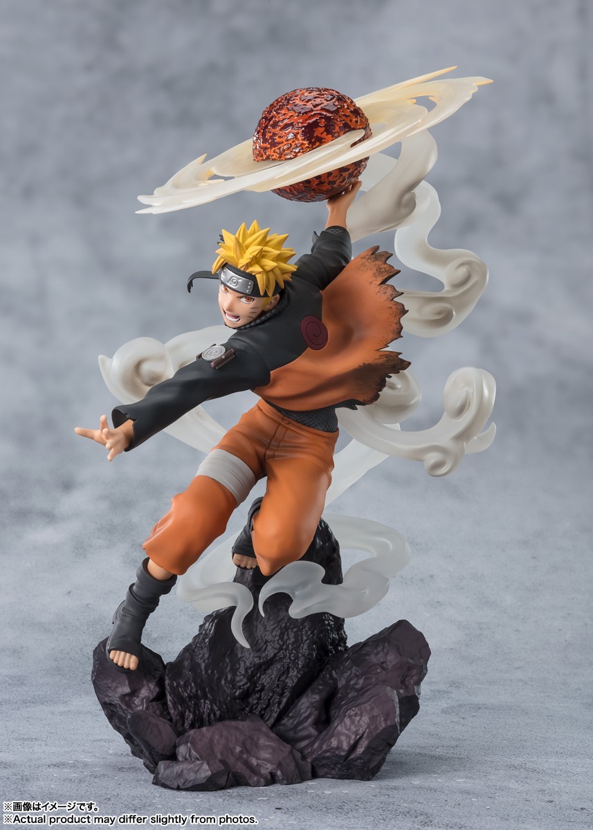 BANDAI FIGUARTS ZERO NARUTO SHIPPUDEN NARUTO UZUMAKI SAGE ART LAVA RELEASE RASENSHURIKEN