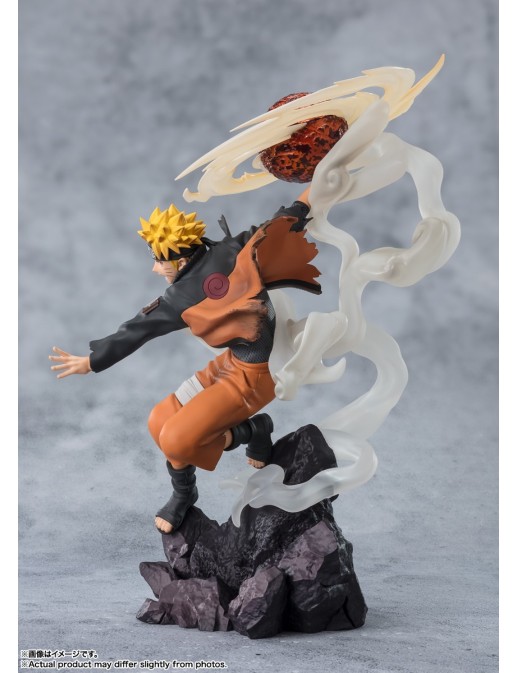 Bandai Figuarts Zero Naruto Shippuden Naruto Uzumaki Sage Art Lava Release Rasenshuriken