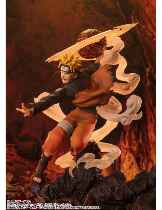 Bandai Figuarts Zero Naruto Shippuden Naruto Uzumaki Sage Art Lava Release Rasenshuriken