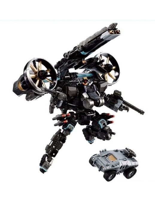 Takara Tomy Diaclone Reboot Tactical Mover Garuda Versaulter Gyrolifter Unit Raven