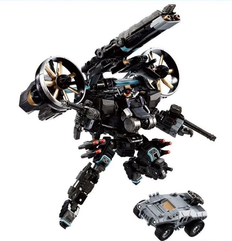 TAKARA TOMY DIACLONE REBOOT TACTICAL MOVER GARUDA VERSAULTER GYROLIFTER UNIT RAVEN