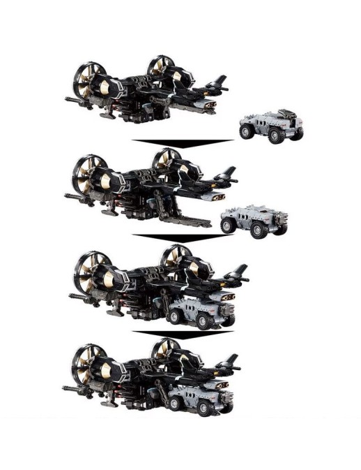 Takara Tomy Diaclone Reboot Tactical Mover Garuda Versaulter Gyro Lifter Unit Raven