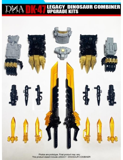 DNA Design DK-47 Upgrade Kit for Transformers Legacy Dinosaurus Combiner