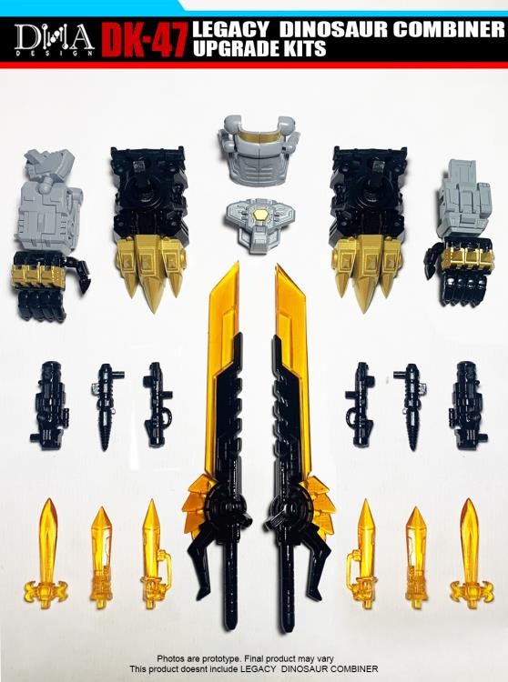 DNA DESIGN DK-47 UPGRADE KIT FOR TRANSFORMERS LEGACY DINOSAURUS COMBINER