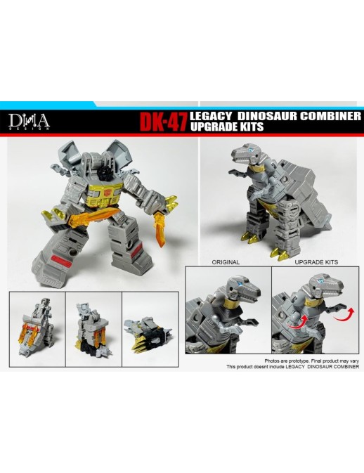 DNA Design DK-47 Upgrade Kit for Transformers Legacy Dinosaurus Combiner