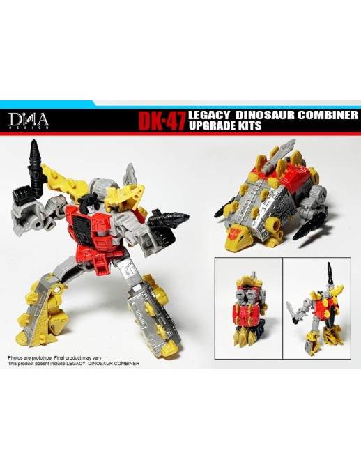 DNA Design DK-47 Upgrade Kit for Transformers Legacy Dinosaurus Combiner