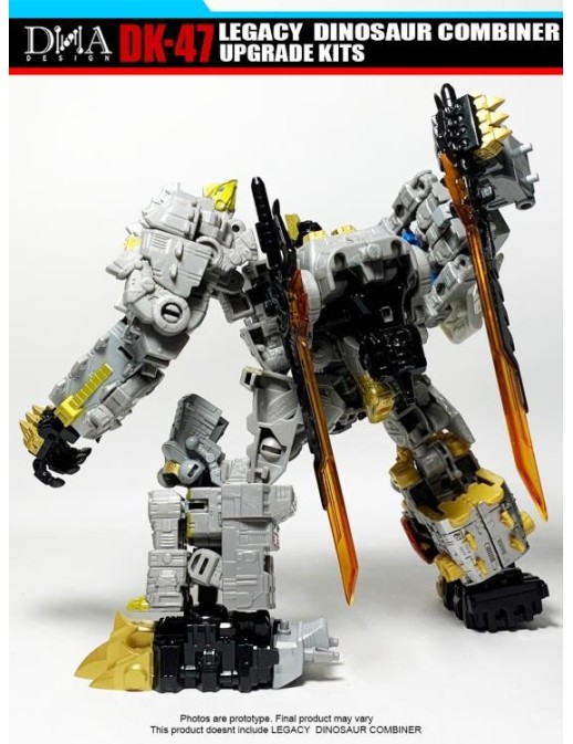 DNA Design DK-47 Upgrade Kit for Transformers Legacy Dinosaurus Combiner