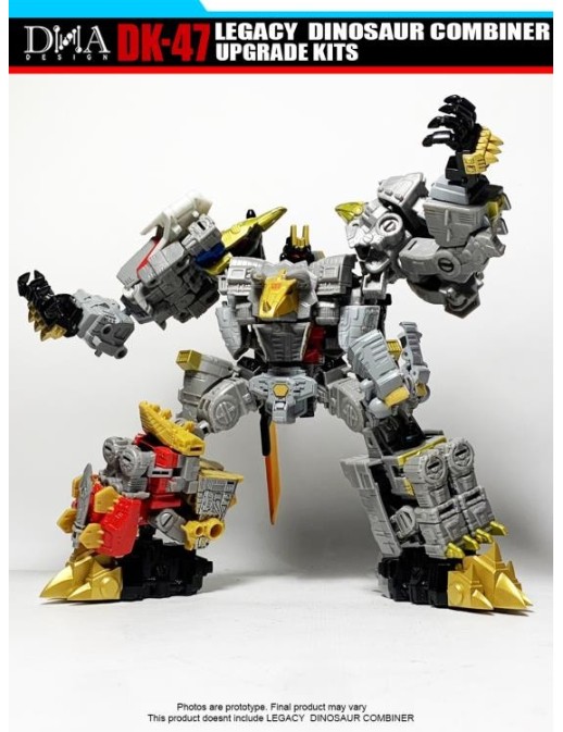 DNA Design DK-47 Upgrade Kit for Transformers Legacy Dinosaurus Combiner