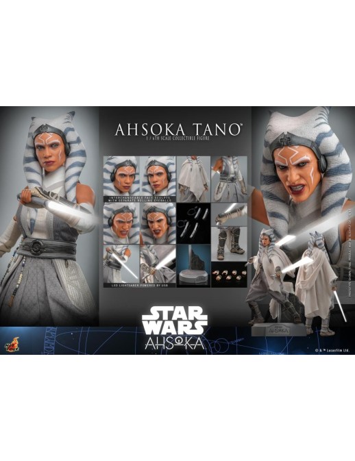 Hot Toys Movie Masterpiece Star Wars Ahsoka Tano 1/6 Scale Collectible Figure