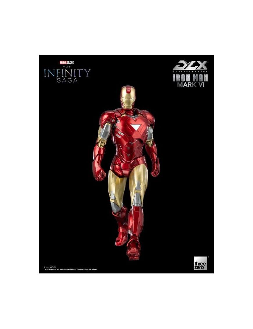 Threezero Avengers Infinity Saga DLX Collectible Figure Iron Man Mark VI 1/12 Scale Threezero Avengers Infinity Saga DLX Collectible Figure Iron Man Mark VI 1/12 Scale