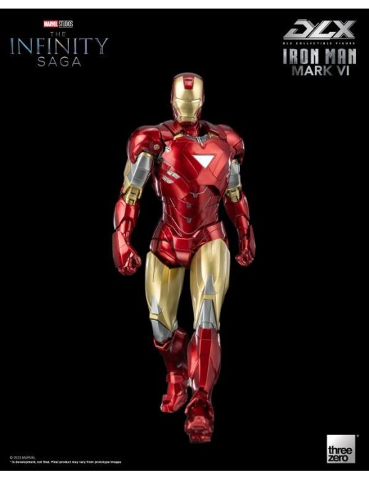 Threezero Avengers Infinity Saga DLX Collectible Figure Iron Man Mark VI 1/12 Scale