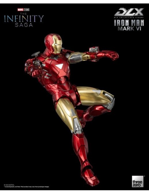 Threezero Avengers Infinity Saga DLX Collectible Figure Iron Man Mark VI 1/12 Scale
