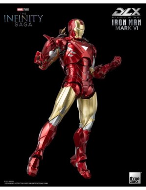 Threezero Avengers Infinity Saga DLX Collectible Figure Iron Man Mark VI 1/12 Scale