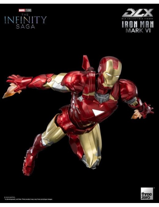 Threezero Avengers Infinity Saga DLX Collectible Figure Iron Man Mark VI 1/12 Scale