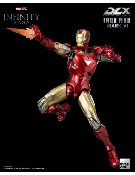 Threezero Avengers Infinity Saga DLX Collectible Figure Iron Man Mark VI 1/12 Scale