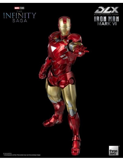 Threezero Avengers Infinity Saga DLX Collectible Figure Iron Man Mark VI 1/12 Scale