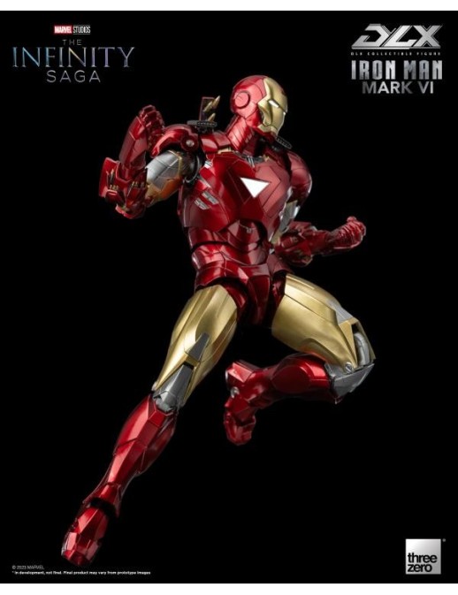 Threezero Avengers Infinity Saga DLX Collectible Figure Iron Man Mark VI 1/12 Scale