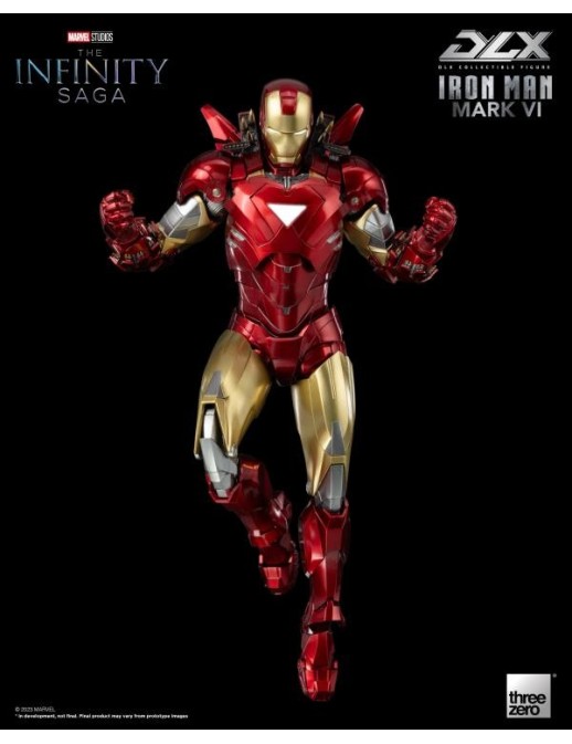 Threezero Avengers Infinity Saga DLX Collectible Figure Iron Man Mark VI 1/12 Scale
