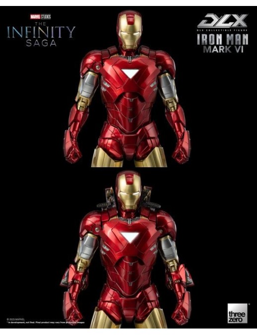 Threezero Avengers Infinity Saga DLX Collectible Figure Iron Man Mark VI 1/12 Scale