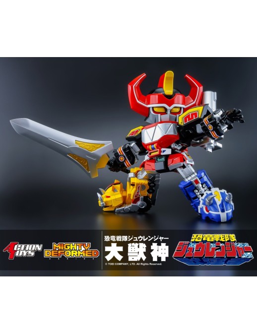 Action Toys Mighty Deformed Mighty Morphin Power Rangers Megazord Daizyujin Kyoryu Sentai Zyuranger