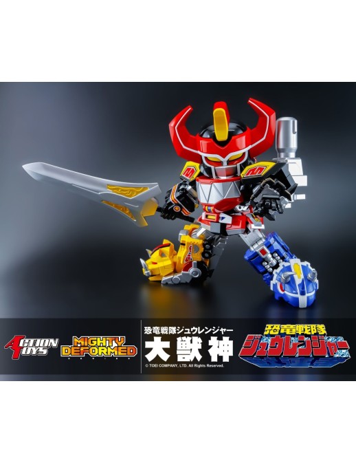Action Toys Mighty Deformed Mighty Morphin Power Rangers Megazord Daizyujin Kyoryu Sentai Zyuranger