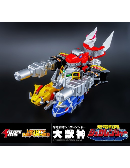 Action Toys Mighty Deformed Mighty Morphin Power Rangers Megazord Daizyujin Kyoryu Sentai Zyuranger