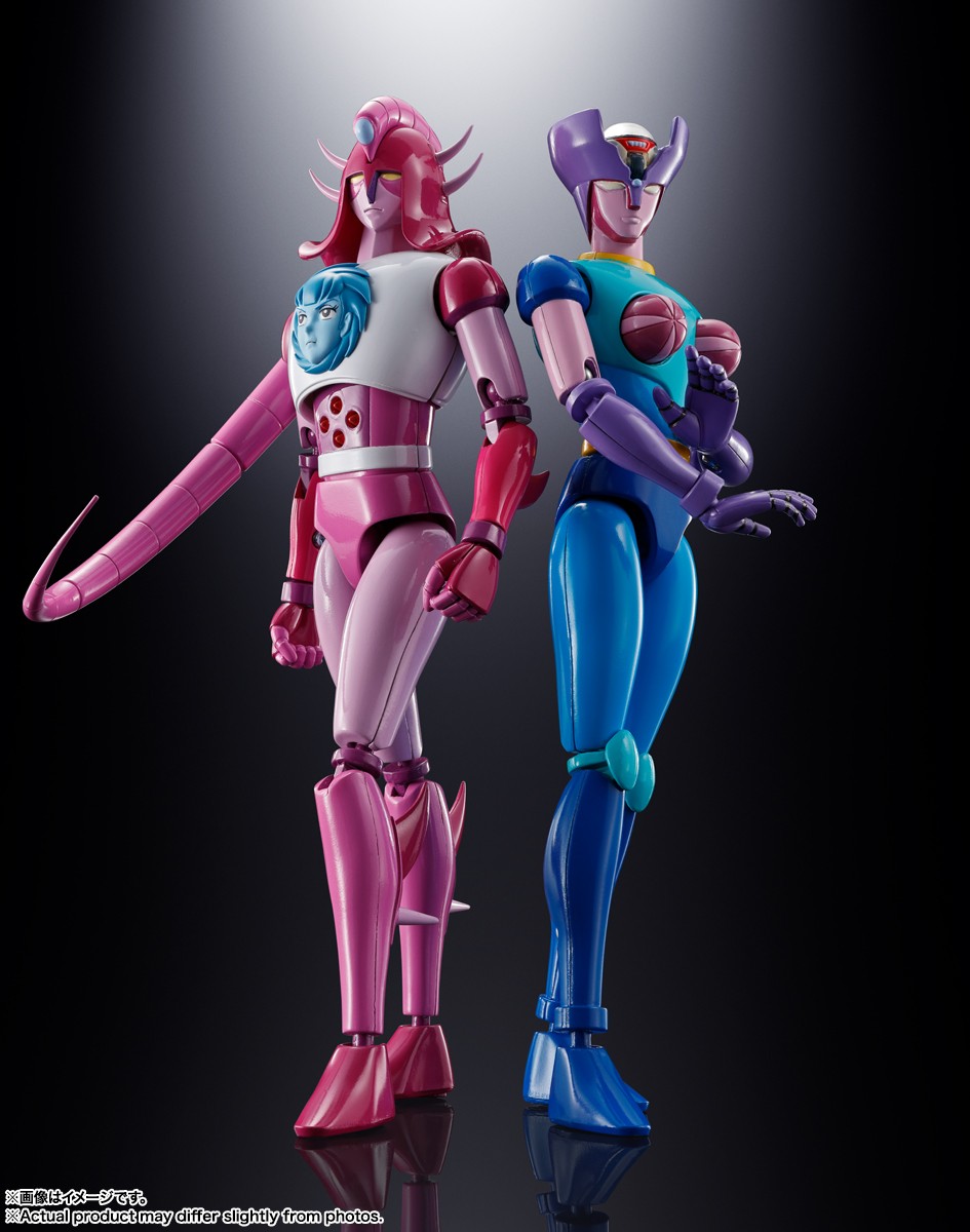 BANDAI SOUL OF CHOGOKIN GX-108 RHINE X1 & DIANAN A