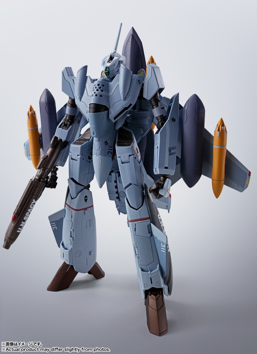 BANDAI HI-METAL R MACROSS ZERO VF-0A PHOENIX KUDO SHIN CUSTOM + QF-2200D-B GHOST