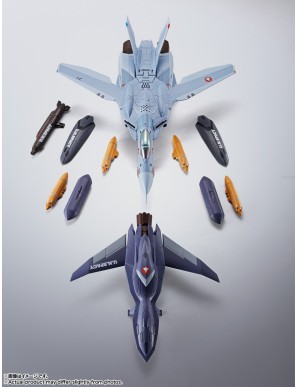 Bandai Hi-Metal R Macross Zero VF-0D Phoenix Kudo Shin Custom + QF-2200D-B Ghost