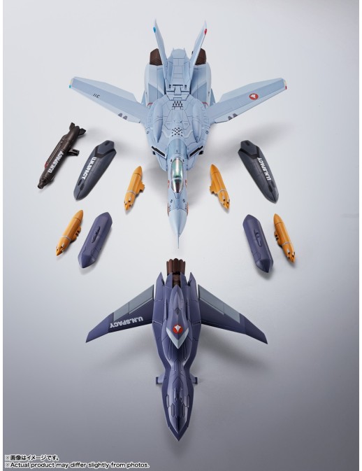 Bandai Hi-Metal R Macross Zero VF-0D Phoenix Kudo Shin Custom + QF-2200D-B Ghost