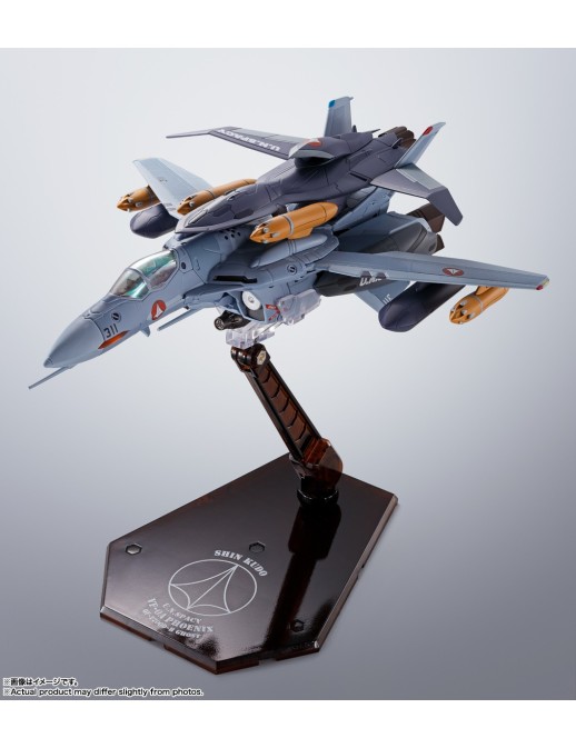 Bandai Hi-Metal R Macross Zero VF-0D Phoenix Kudo Shin Custom + QF-2200D-B Ghost