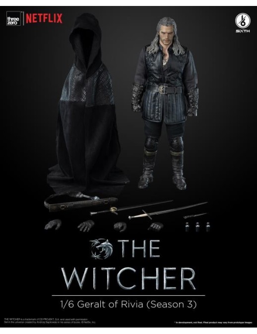Threezero 1/6 Sixth The Witcher Geralt of Rivia Season 3