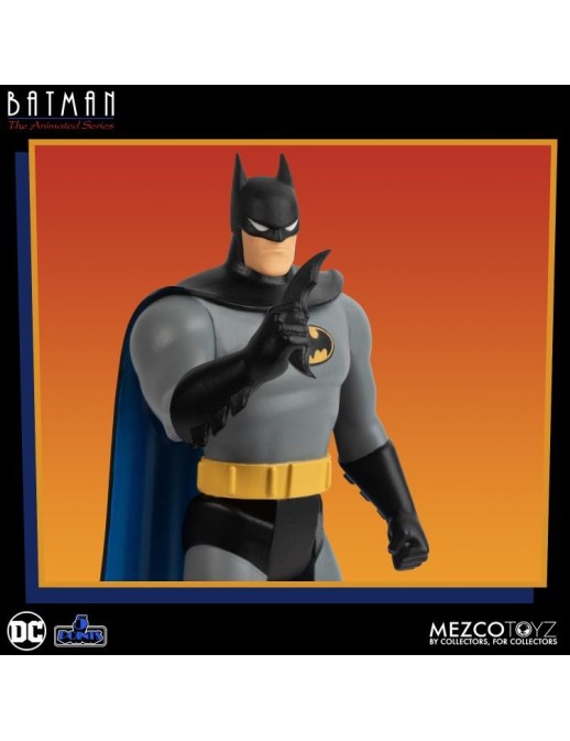 Mezco Batman The Animated Series 5 Points Action Figures Deluxe Box Set