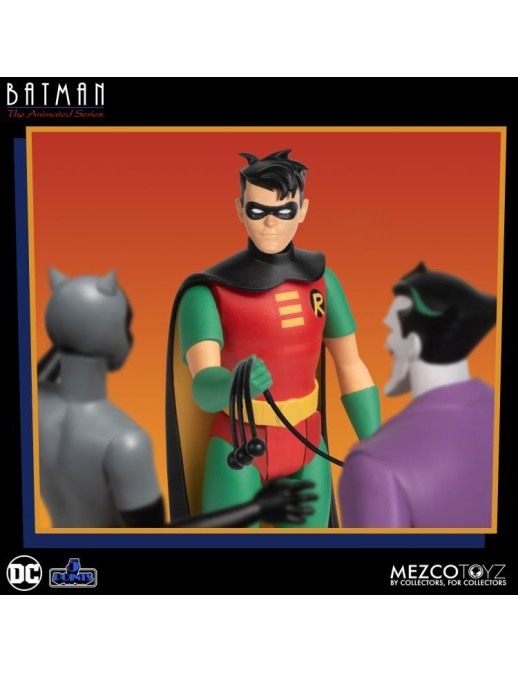 Mezco Batman The Animated Series 5 Points Action Figures Deluxe Box Set