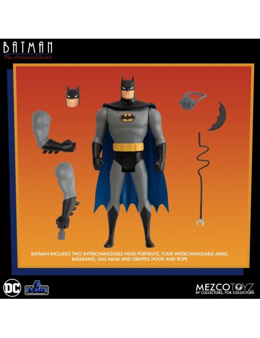 Mezco Batman The Animated Series 5 Points Action Figures Deluxe Box Set